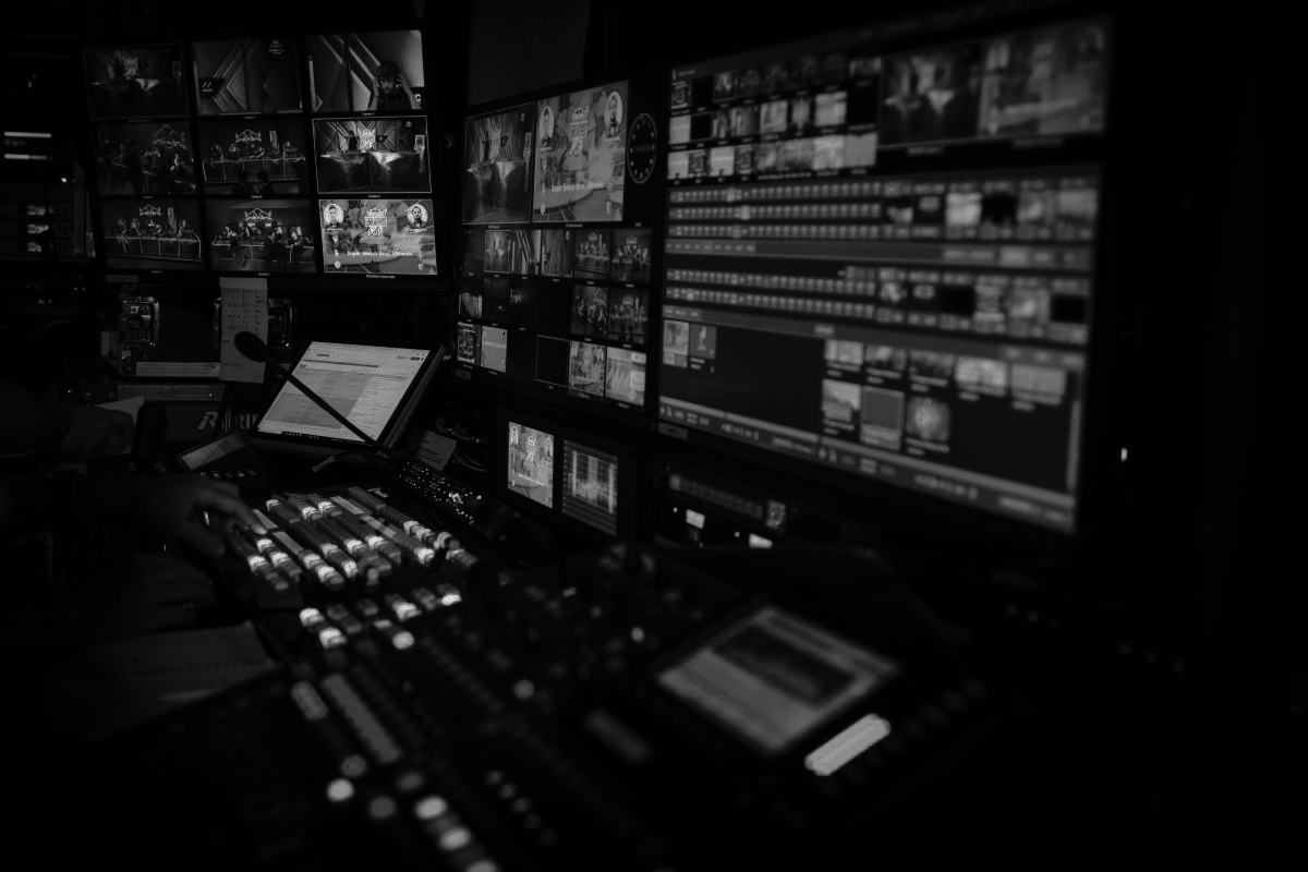 Production crew at work